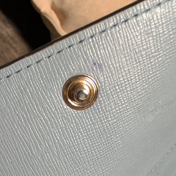 Furla Light Blue Leather Wallet - Picture 10 of 16